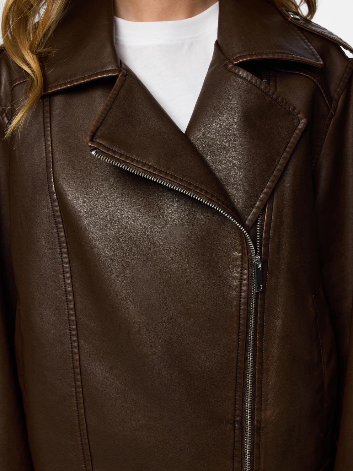 PCJOSIE Biker - Hot Fudge - VERO MODA & VILA Bergvik